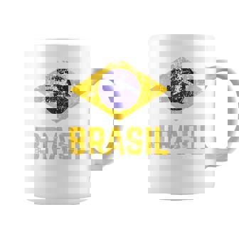 Brasil Bandera Hombres Es Niños Brasil Taza de café - Regaloses