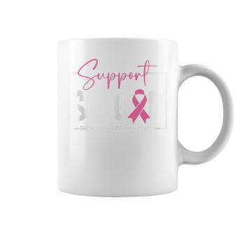 Breast Cancer Warrior Support Squad Breast Cancer Awareness Coffee Mug - Monsterry AU