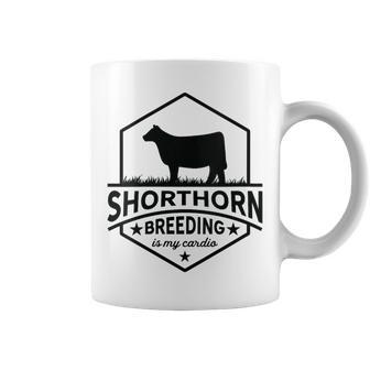 Breeding Cow Breakling Limits Breeder Shorthorn Cattle Coffee Mug - Monsterry