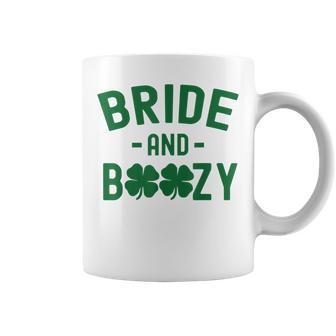 Bride And Boozy Irish St Patrick's Day Shamrocks Coffee Mug - Thegiftio UK