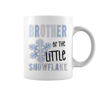 Brother Of Little Snowflake Christmas Winter Baby Shower Boy Coffee Mug - Thegiftio UK
