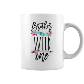 Brother Of A Wild One Boho 1St Birthday Family Coffee Mug - Monsterry