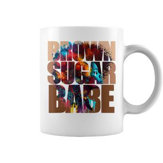 Brown Sugar Babe Proud Afro Queen Black Pride Melanin Coffee Mug - Monsterry DE