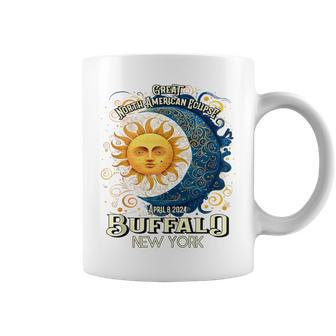 Buffalo New York 2024 Total Solar Eclipse April 8 Souvenir Coffee Mug - Monsterry