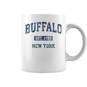 Buffalo New York Ny Vintage Athletic Sports Coffee Mug - Monsterry CA