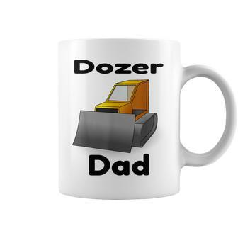 Bulldozer Father Dad Construction Machinery Men's Coffee Mug - Monsterry UK
