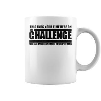 The Take Care Of Yourself Challenge Quote Coffee Mug - Monsterry UK