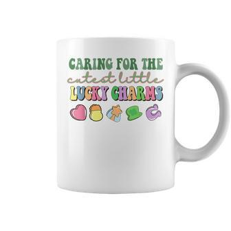 Caring For The Cutest Little Lucky Charm St Patrick's Day Coffee Mug - Thegiftio UK