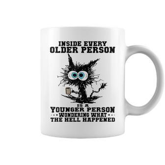 Cat Inside Every Older Person Is A Younger Person Coffee Mug - Monsterry