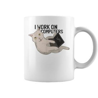 Cat Cat Kitten Programmer Computer Science Tassen - Seseable