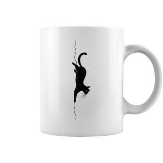 Cat Silhouette For Cat And Animal Lovers Cats Mom And Dad Coffee Mug - Monsterry