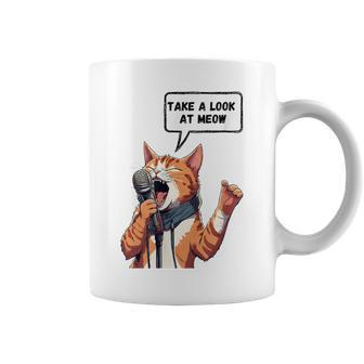 Cat Singing Coffee Mug - Monsterry DE