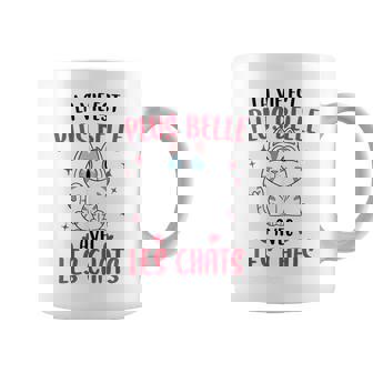 Chat Humour Fille Enfantie Avec Les Chats Tasse - Cadeauxyz