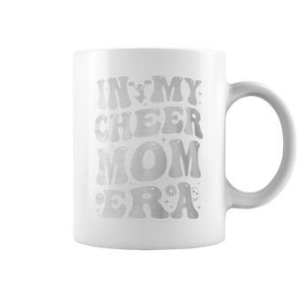 In My Cheer Mom Era Retro Groovy Cheerleading Mom For Womens Coffee Mug - Monsterry CA