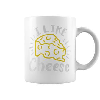 Cheese I Like Cheese Coffee Mug - Monsterry