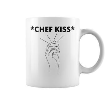 Chef Kiss Satisfaction Hand Gesture Coffee Mug - Monsterry