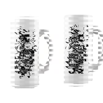 Chemise Dragon Japonais Année Du Dragon Katakana Japon Homme Manche Longue Tasse - Cadeauxyz