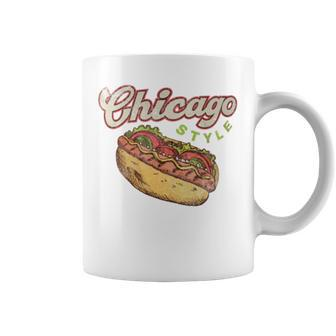 Chicago Hot Dog Hotdog Tourist Summer Souvenir Travel Coffee Mug | Mazezy DE