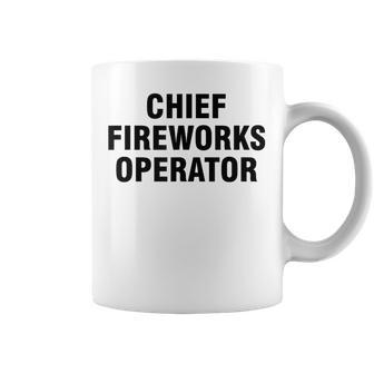 Chief Fireworks Operator Coffee Mug - Monsterry