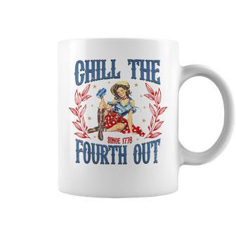 Chill The Fourth Out Retro 4Th Of July Coffee Mug | Mazezy DE