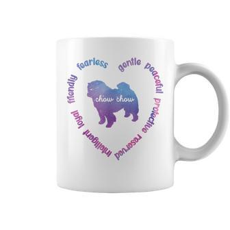 Chow Chow Dog Heart Chow Chow Mom Chow Chow Dad Coffee Mug - Monsterry AU