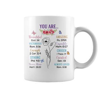 Christian Inspirational Bible Verse You Are Beautiful Coffee Mug - Monsterry CA