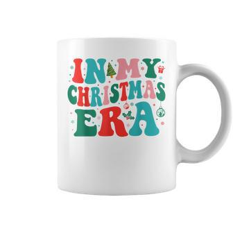 In My Christmas Era Cute Groovy Christmas Holiday Xmas Coffee Mug - Seseable