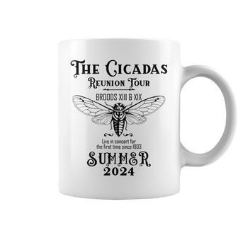 Cicada Brood Xiii Xix Summer 2024 Reunion Tour Swarm Cicadas Coffee Mug | Mazezy DE