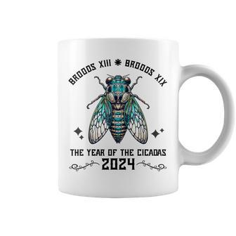 Cicada Lover Brood Xix Brood Xiii Year Of The Cicada 2024 Coffee Mug - Monsterry UK