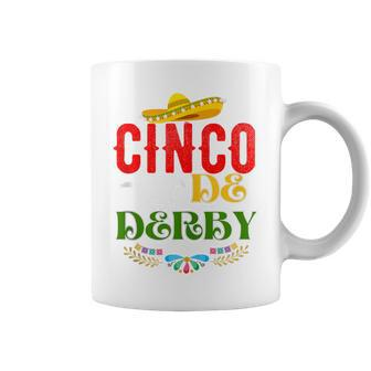 Cinco De Derby Mexico Cinco De Mayo Horse Racing Coffee Mug - Seseable