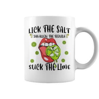 Cinco De Mayo I Lick Salt & Swallow Tequila Coffee Mug - Monsterry AU
