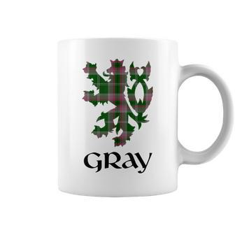 Clan Gray Htg Tartan Scottish Family Name Scotland Pride Coffee Mug - Seseable