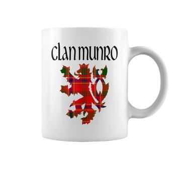 Clan Munro Tartan Scottish Family Name Scotland Pride Coffee Mug - Seseable