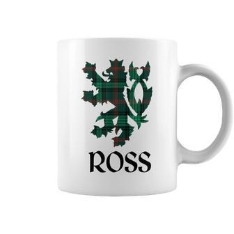 Clan Ross Tartan Scottish Family Name Scotland Pride Coffee Mug - Seseable