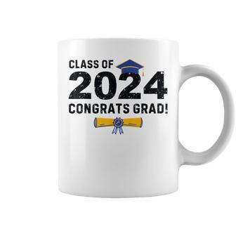 Class Of 2024 Congrats Grad 2024 Congratulations Graduate Coffee Mug - Monsterry
