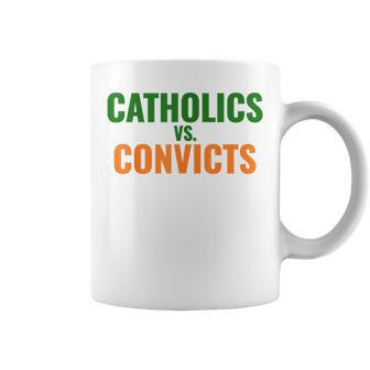 Classic Catholics Vs Convicts 1988 Coffee Mug - Seseable