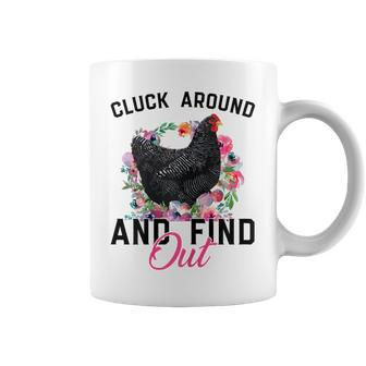 Cluck Around And Find Out Chicken Rooster Girls Coffee Mug - Thegiftio UK