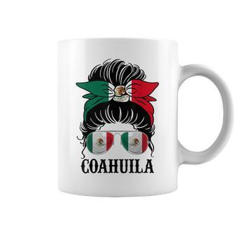 Coahuila Mexico Pride Mexican Flag State Coffee Mug - Monsterry DE