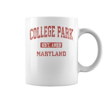 College Park Maryland Md Vintage Athletic Sports Coffee Mug - Monsterry DE