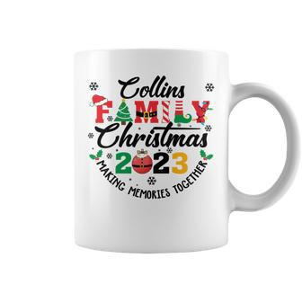 Collins Family Name Christmas Matching Surname Xmas Coffee Mug - Seseable