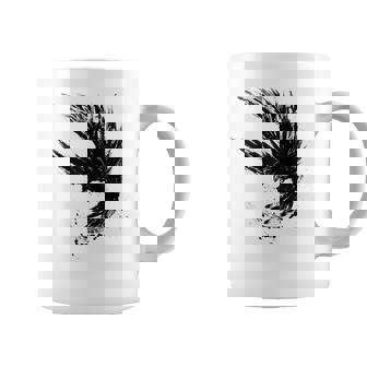 Con Capucha Para Hombre Y Diseño De Cuervo Color Negro Taza de café - Regaloses