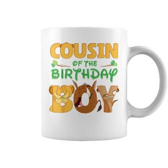 Cousin Of The Birthday Boy Lion Family Matching Coffee Mug - Monsterry DE