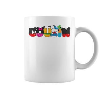 Cousin Of The Birthday Girl Mouse Family Matching Coffee Mug - Monsterry AU