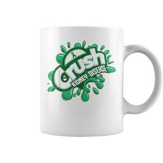 Crush Kidney Disease Grafiti Kidney Disease Awareness Coffee Mug - Seseable