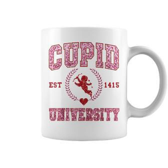 Cupid University Est 1415 Valentine Couple Boys Girls Coffee Mug - Monsterry CA