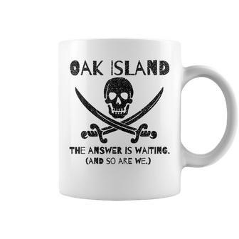 Curse Of Oak Island Watcher Treasure Skull Answer Is Waiting Coffee Mug - Monsterry CA