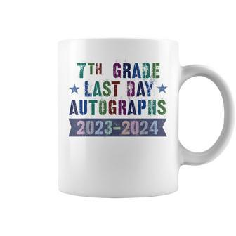 Cute 7Th Grade Last Day School Autographs 2024 Sign My Coffee Mug - Monsterry CA