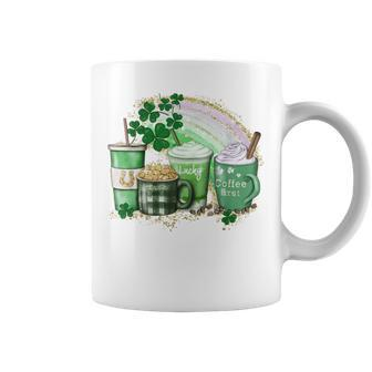 Cute Coffee St Patrick's Day Lucky Latte Green Costume Coffee Mug - Seseable