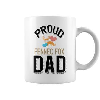 Cute Fennec Fox Pet Owner Proud Fennec Fox Dad Coffee Mug - Monsterry AU
