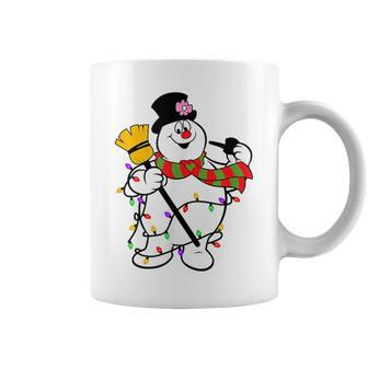 Cute Frosty Snowman Christmas Snowmen For Family Coffee Mug - Monsterry DE